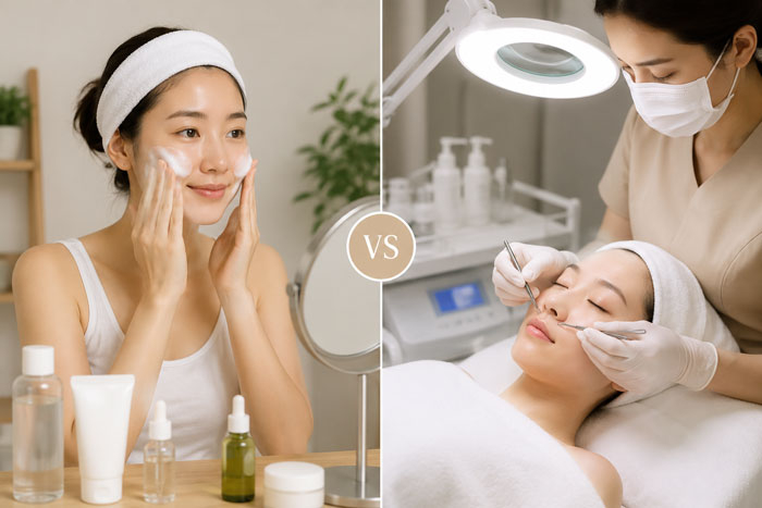cham soc da dau tai spa khac gi so voi skincare tai nha
